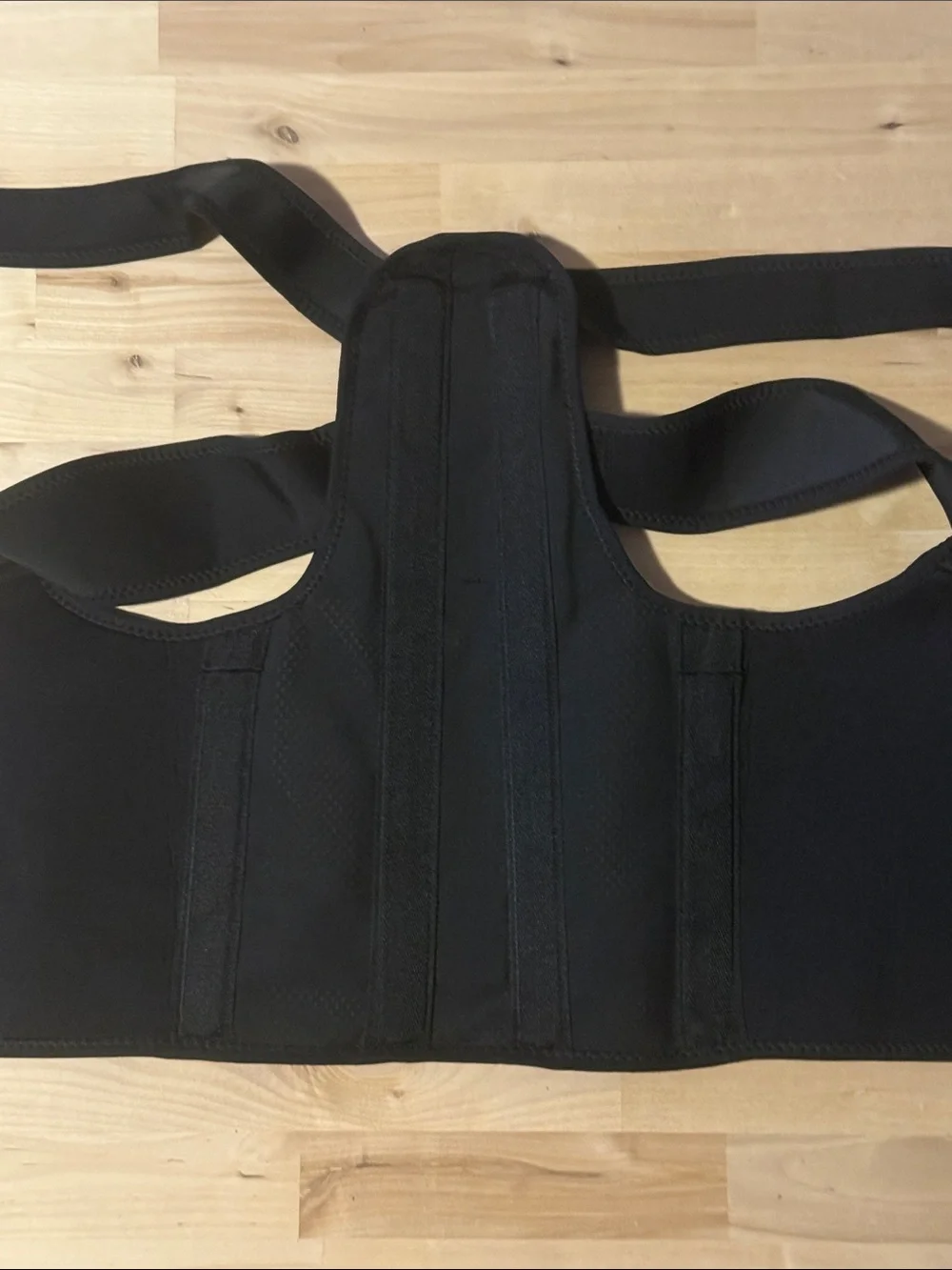 Black Posture Corrector Support Brace